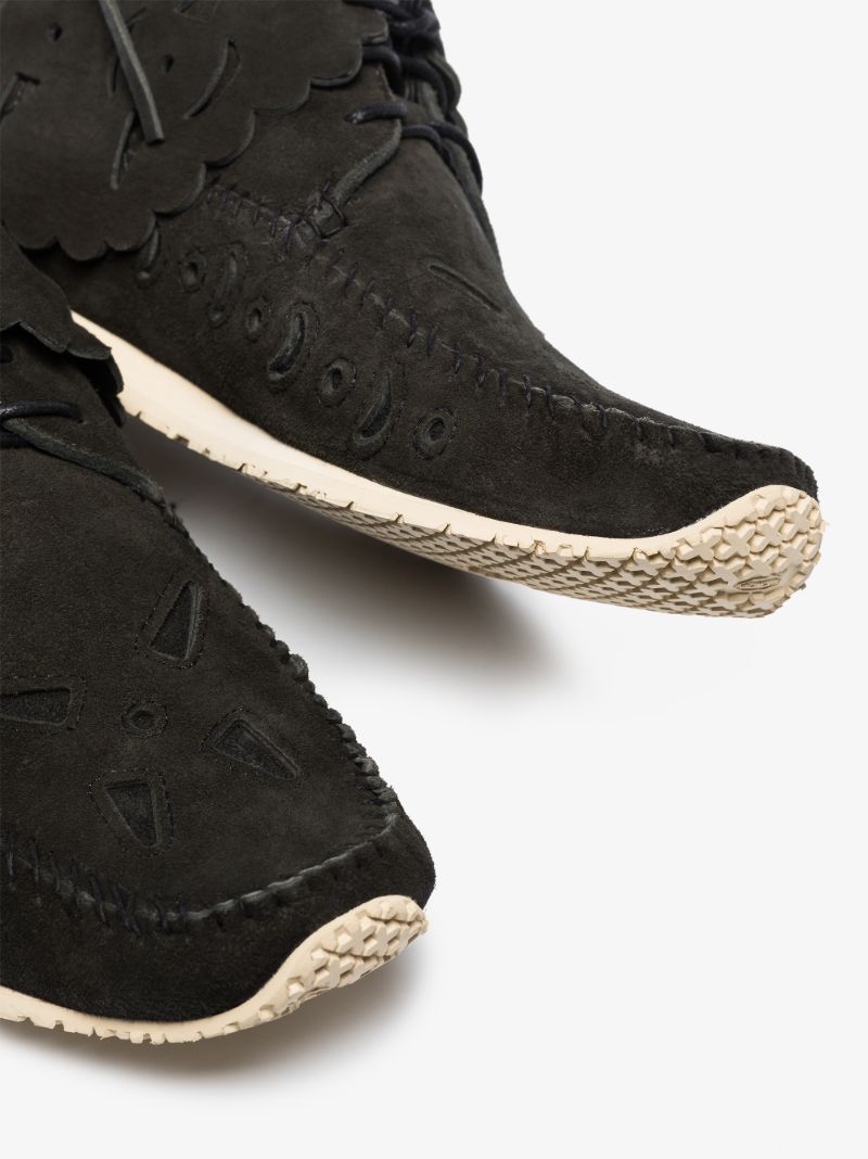 Black Fbt Bearfoot Folk Suede Boots