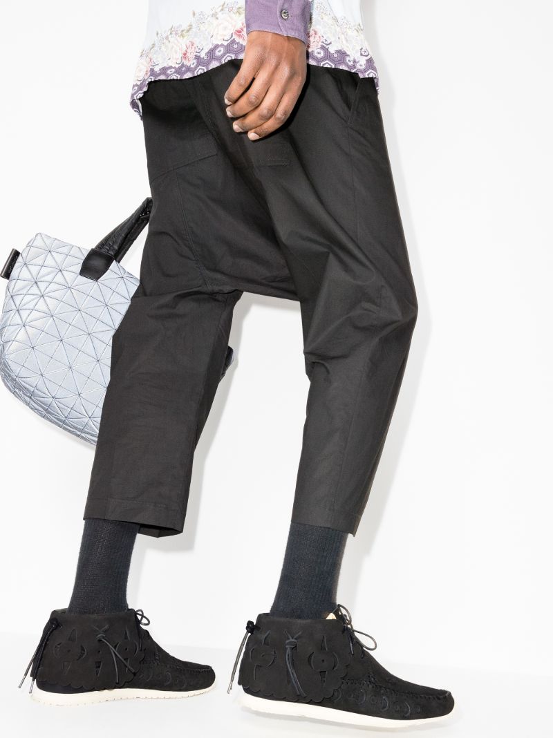 Black Fbt Bearfoot Folk Suede Boots