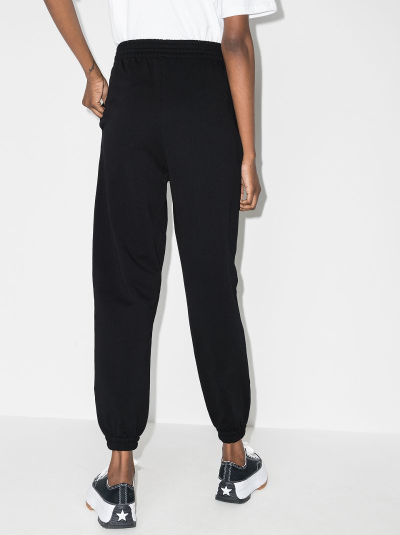 Black Knitted Track Pants