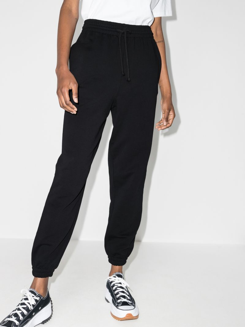 Black Knitted Track Pants