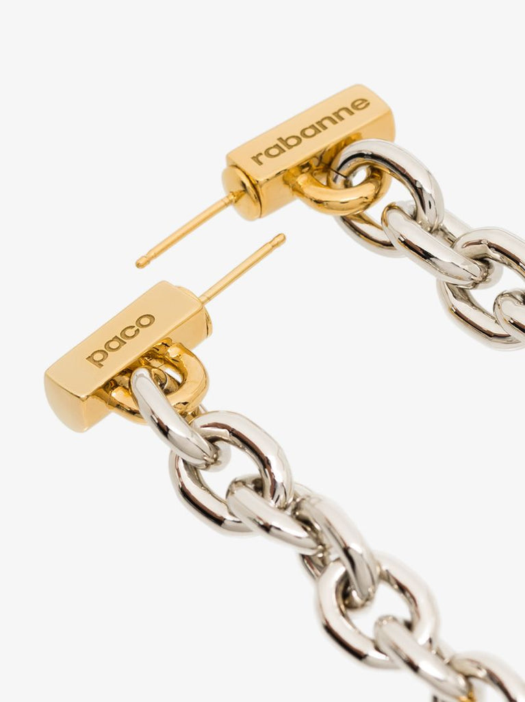 Gold Tone Chain Earrings