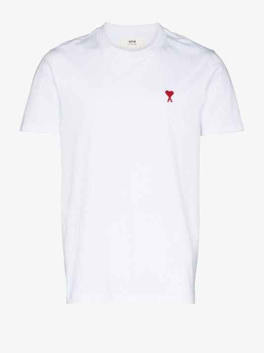 White Ami De Coeur Organic-cotton T-shirt