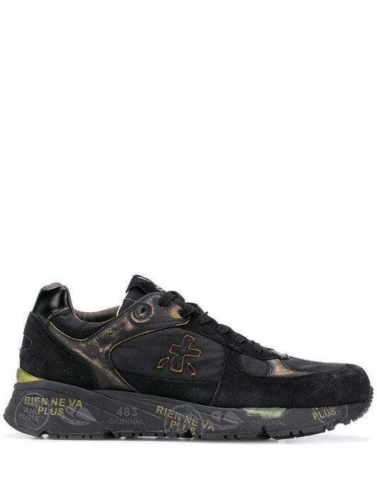 Black Logo Low Top Sneakers