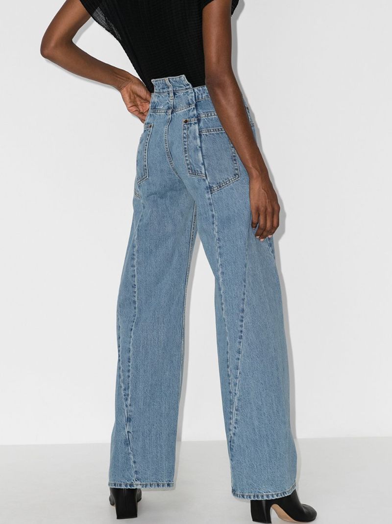 DÃ_x0083_Â©cortiquÃ_x0083_Â© Asymmetric Wide Leg Jeans