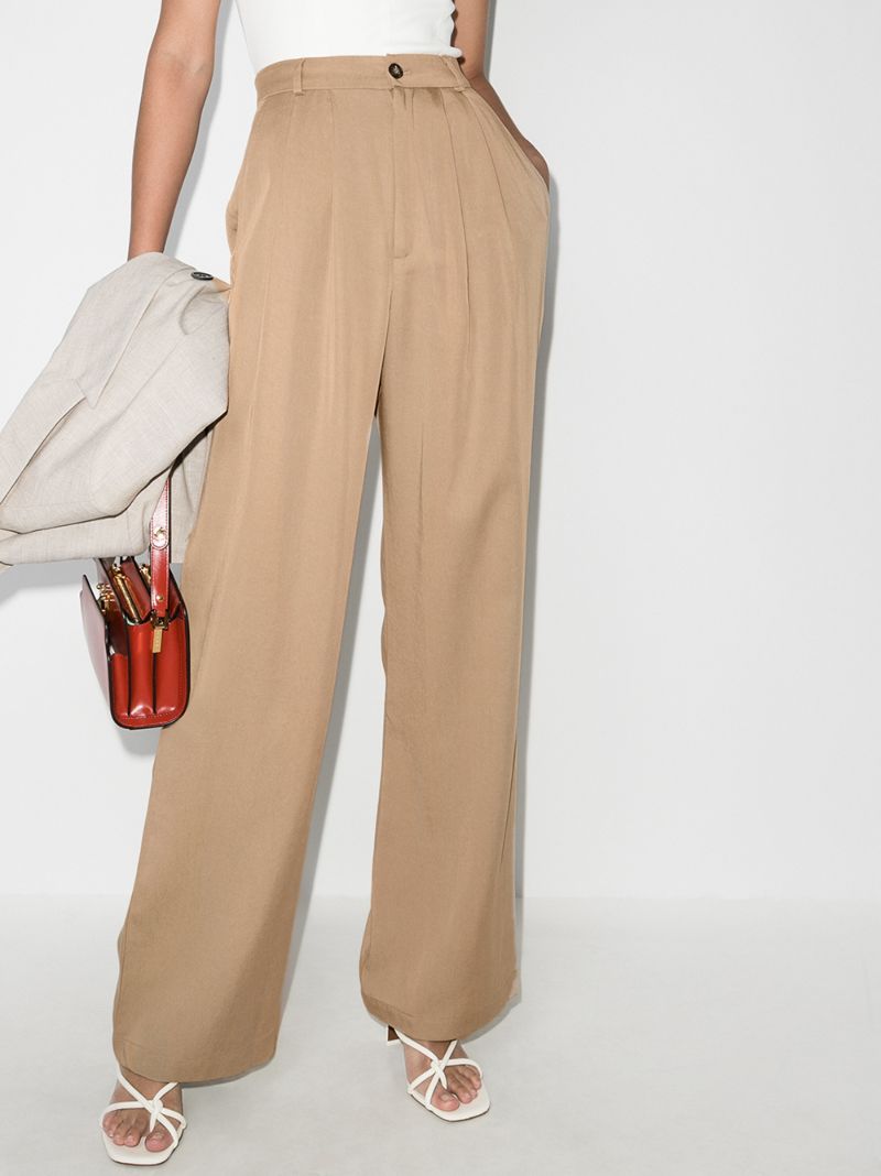 Mason Darted Wide Leg Trousers