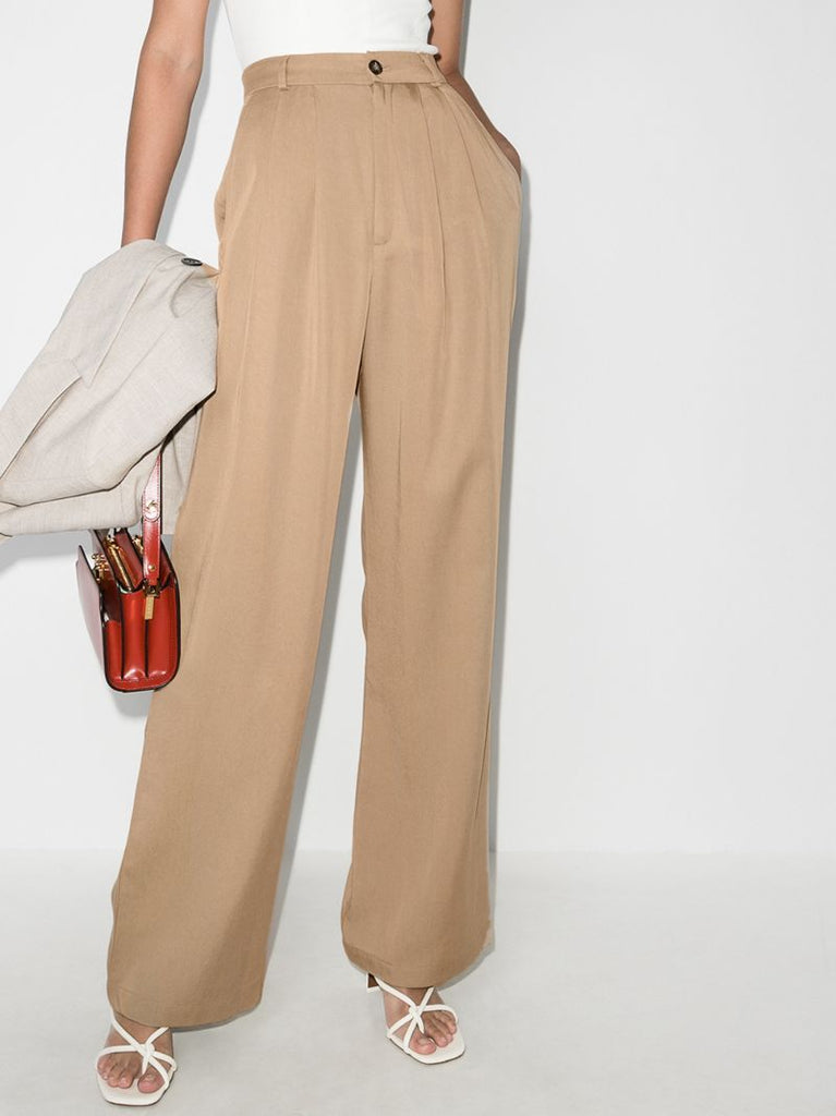Mason Darted Wide Leg Trousers
