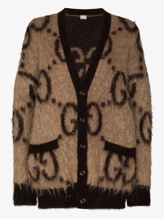 Gg Jacquard Cardigan