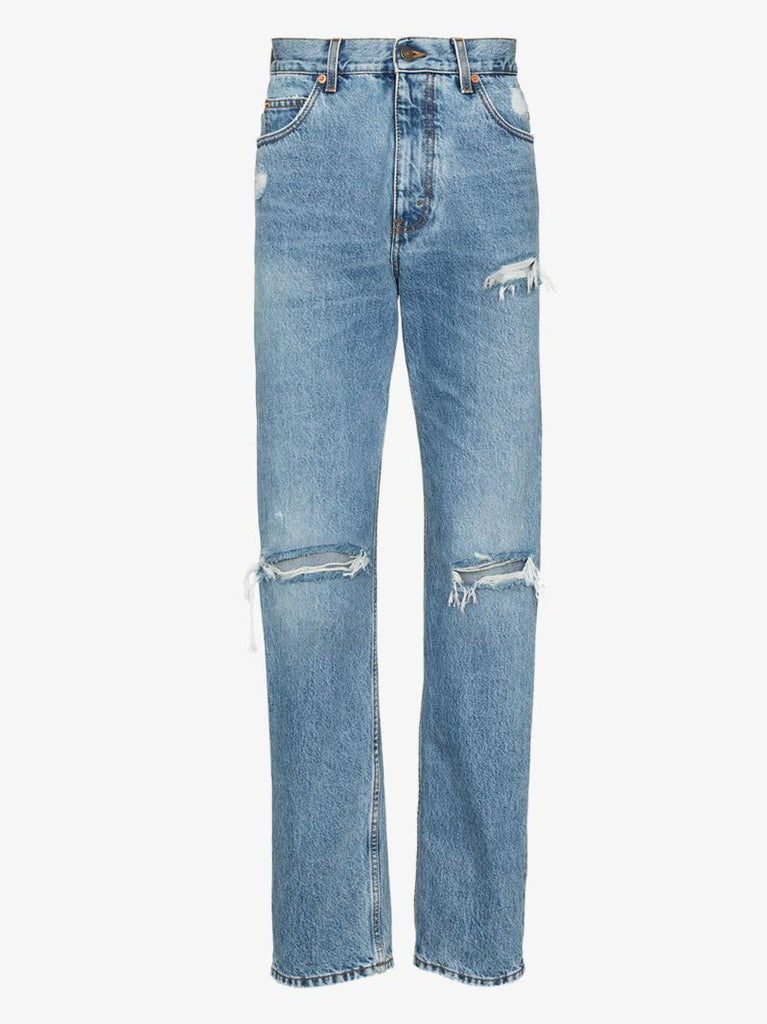 Distressed Loose Jeans