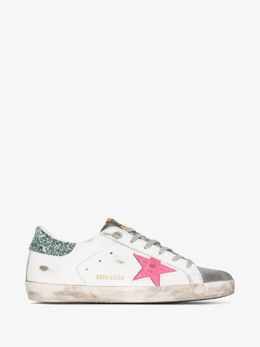 White Super-star Leather Sneakers