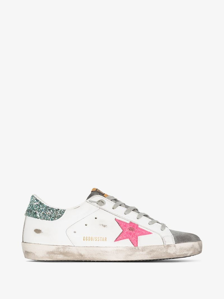 White Super-star Leather Sneakers