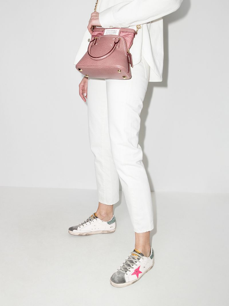 White Super-star Leather Sneakers