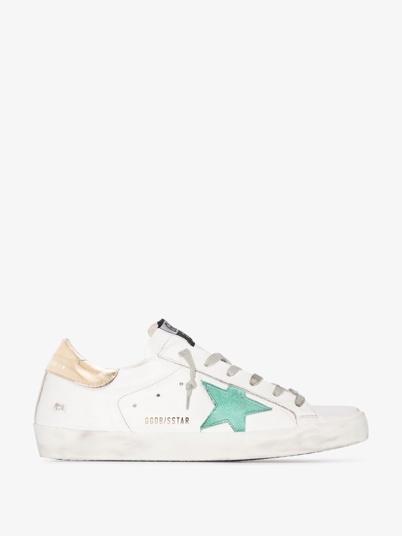 White Super-star Leather Sneakers