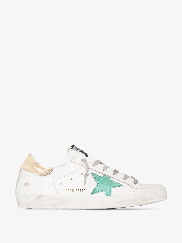 White Super-star Leather Sneakers