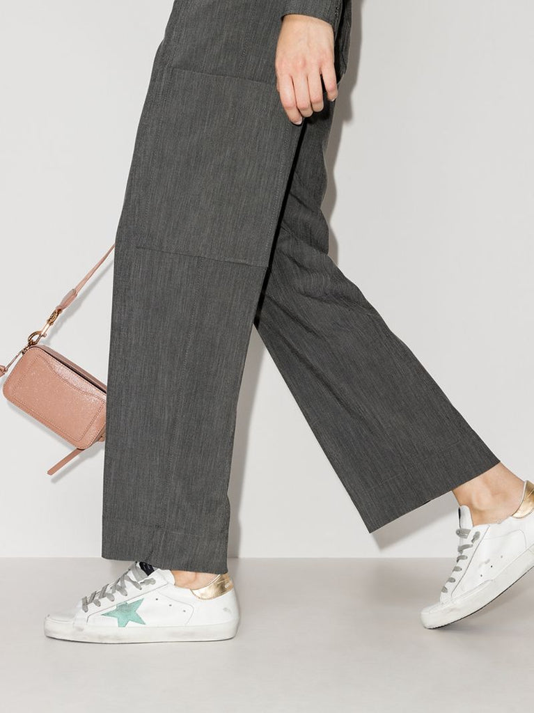 White Super-star Leather Sneakers