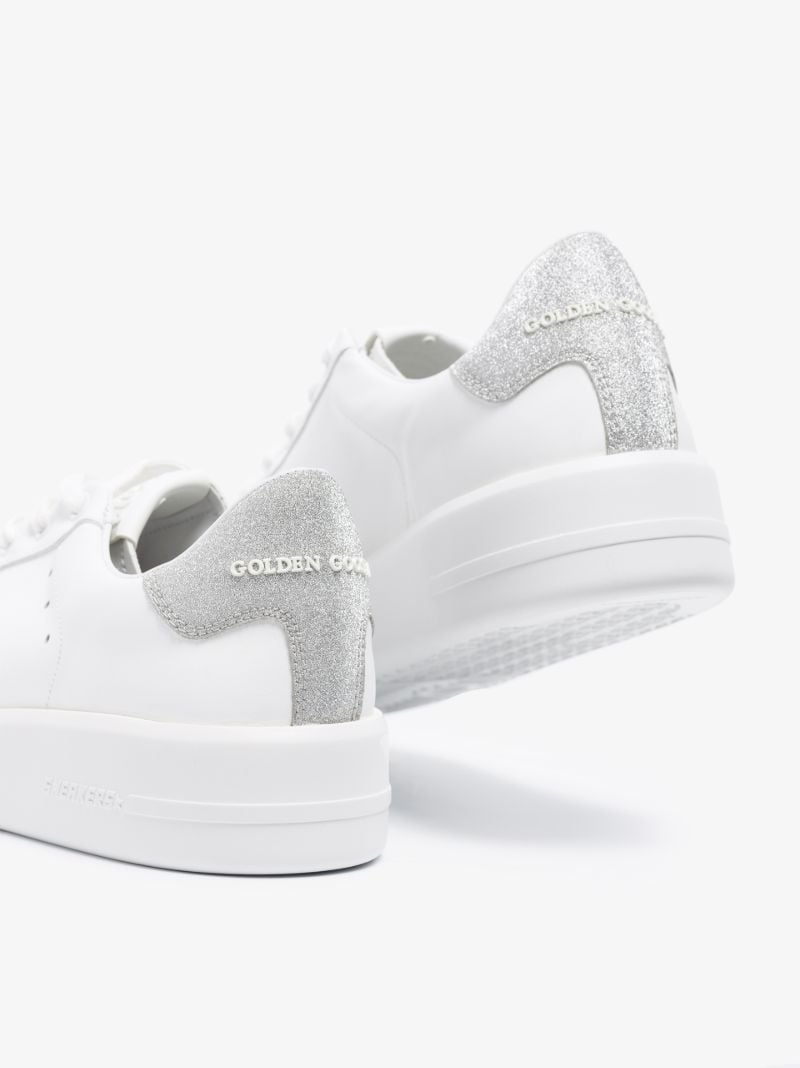 White Purestar Glitter Sneakers