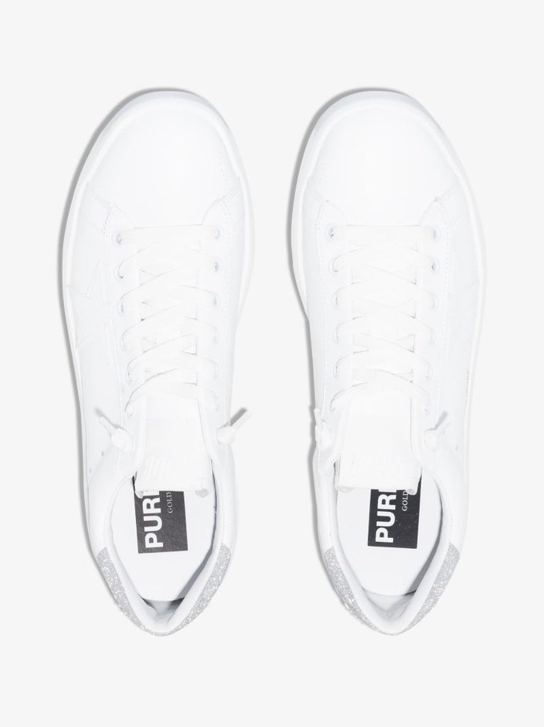 White Purestar Glitter Sneakers