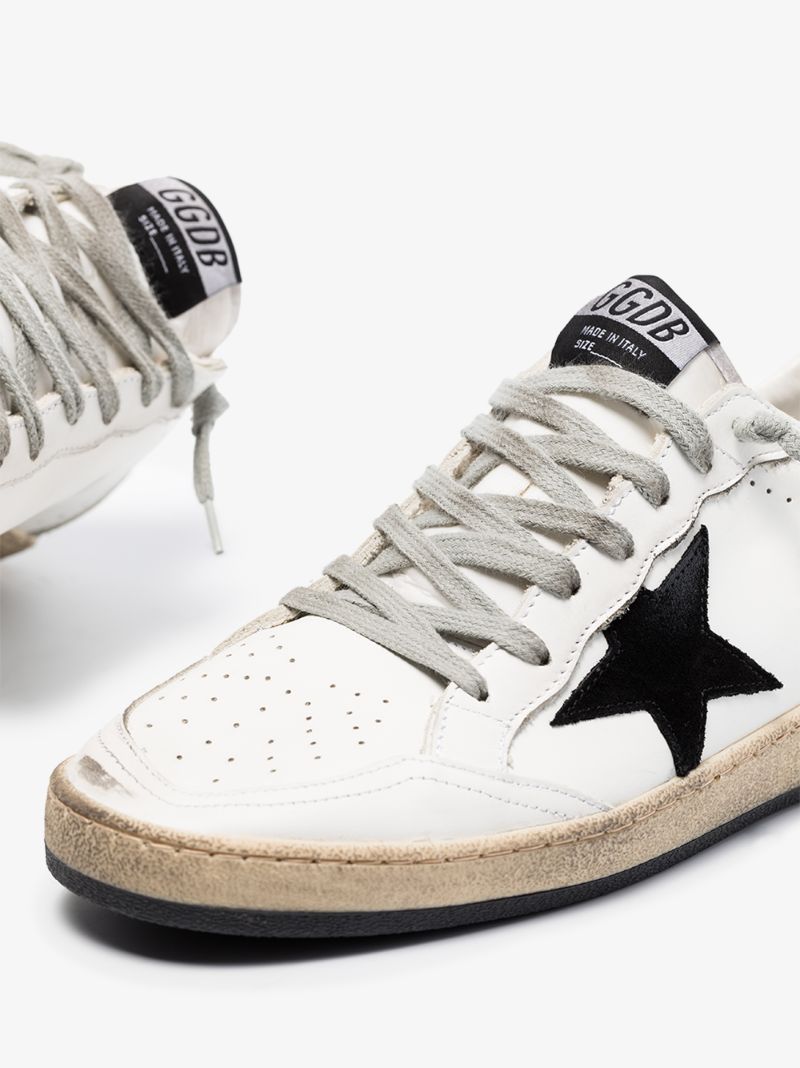 White Ball Star Sneakers