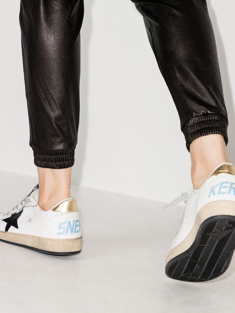 White Ball Star Sneakers