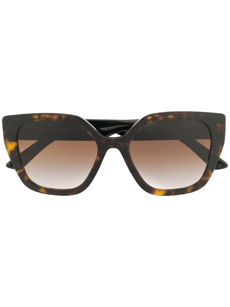 Brown Tortoiseshell Square Sunglasses