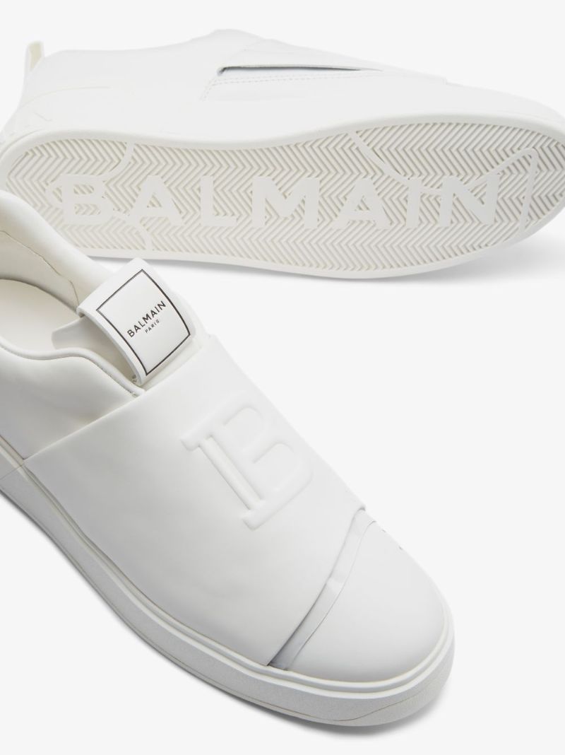 White B-court Easy Leather Sneakers