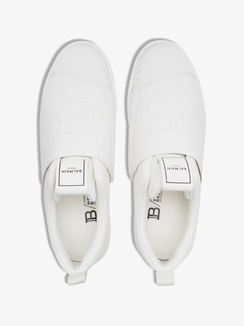 White B-court Easy Leather Sneakers