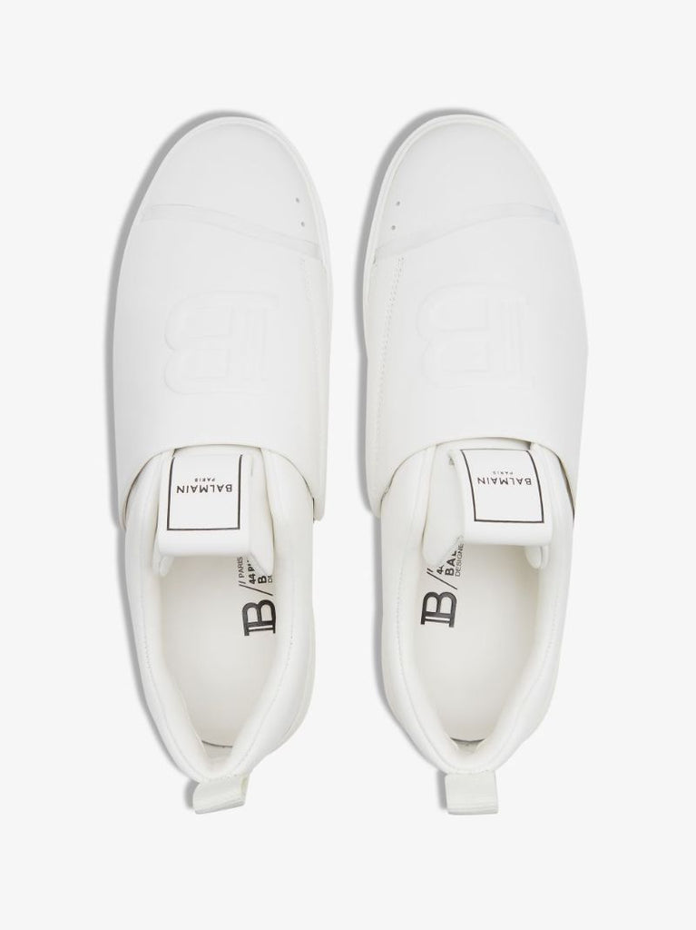 White B-court Easy Leather Sneakers