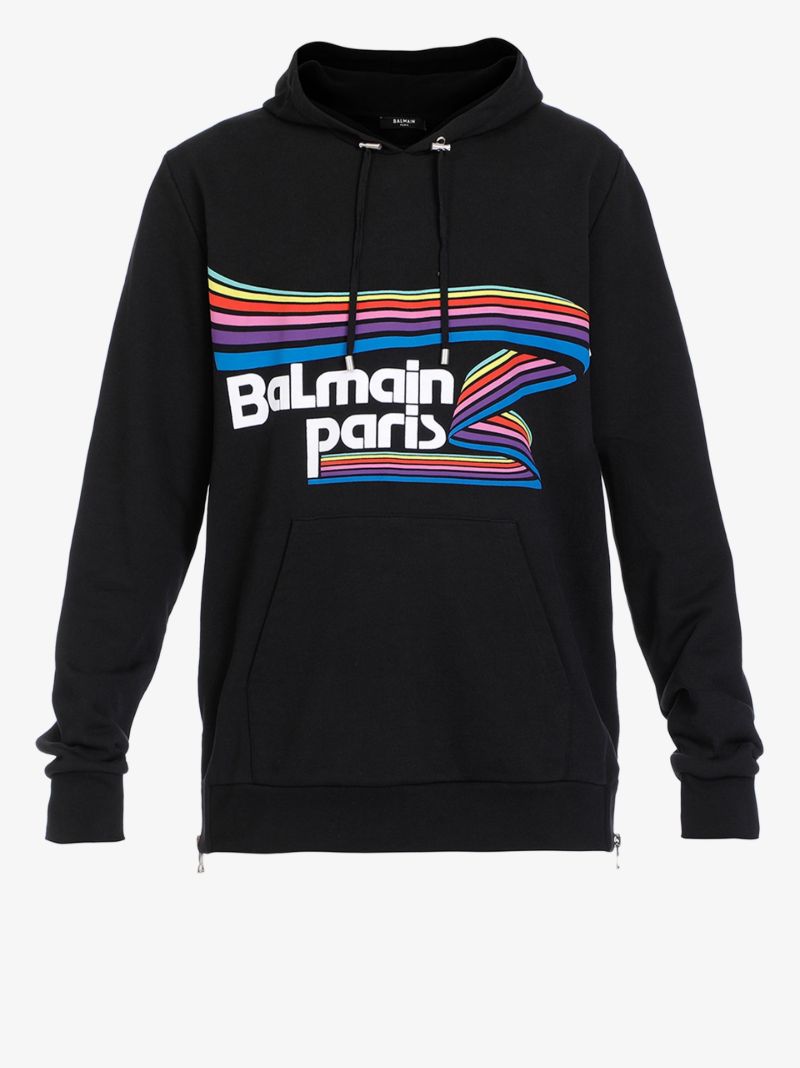 Paris Rainbow Logo Hoodie