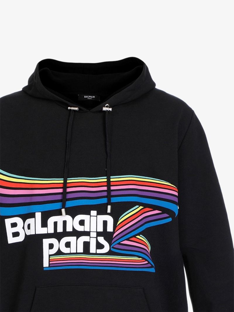Paris Rainbow Logo Hoodie