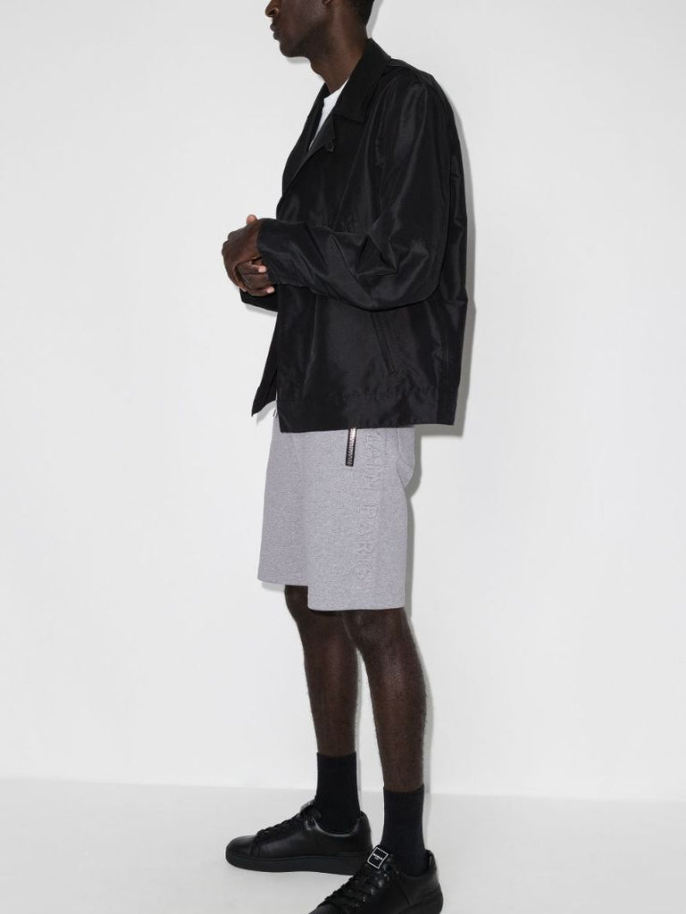 Embossed Track Shorts