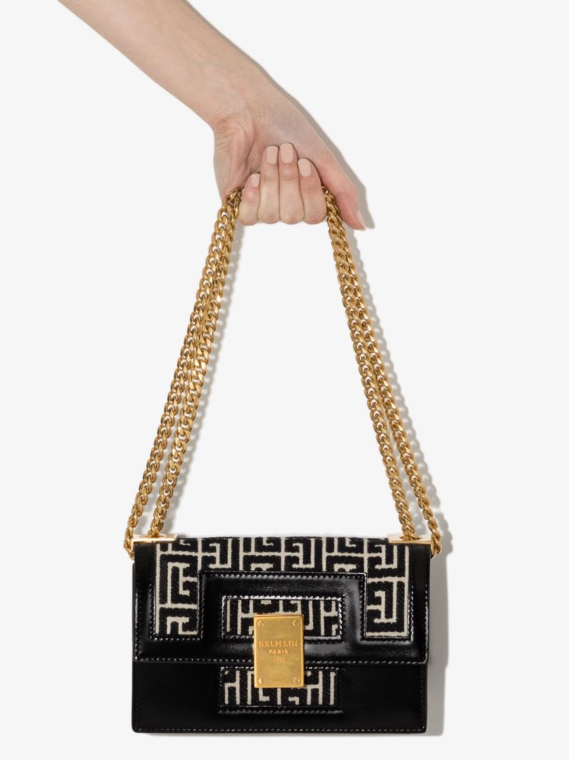 Black 1945 Monogram Jacquard Shoulder Bag