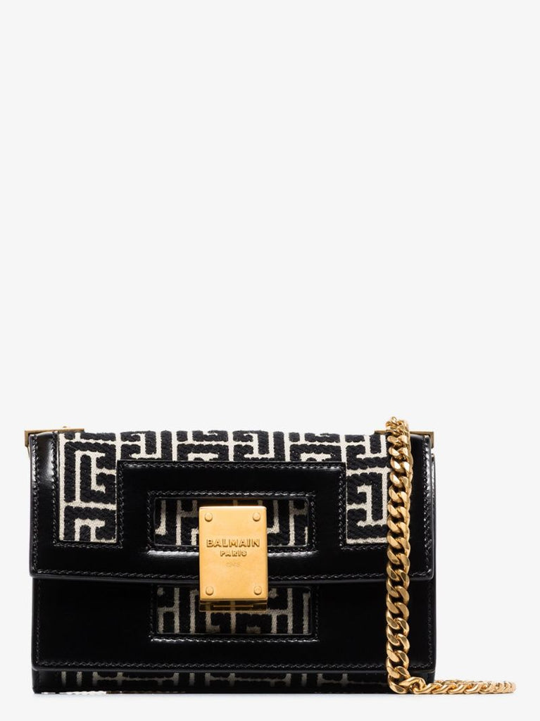 Black 1945 Monogram Jacquard Shoulder Bag