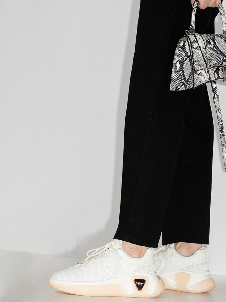 White B-runner Chunky Sneakers