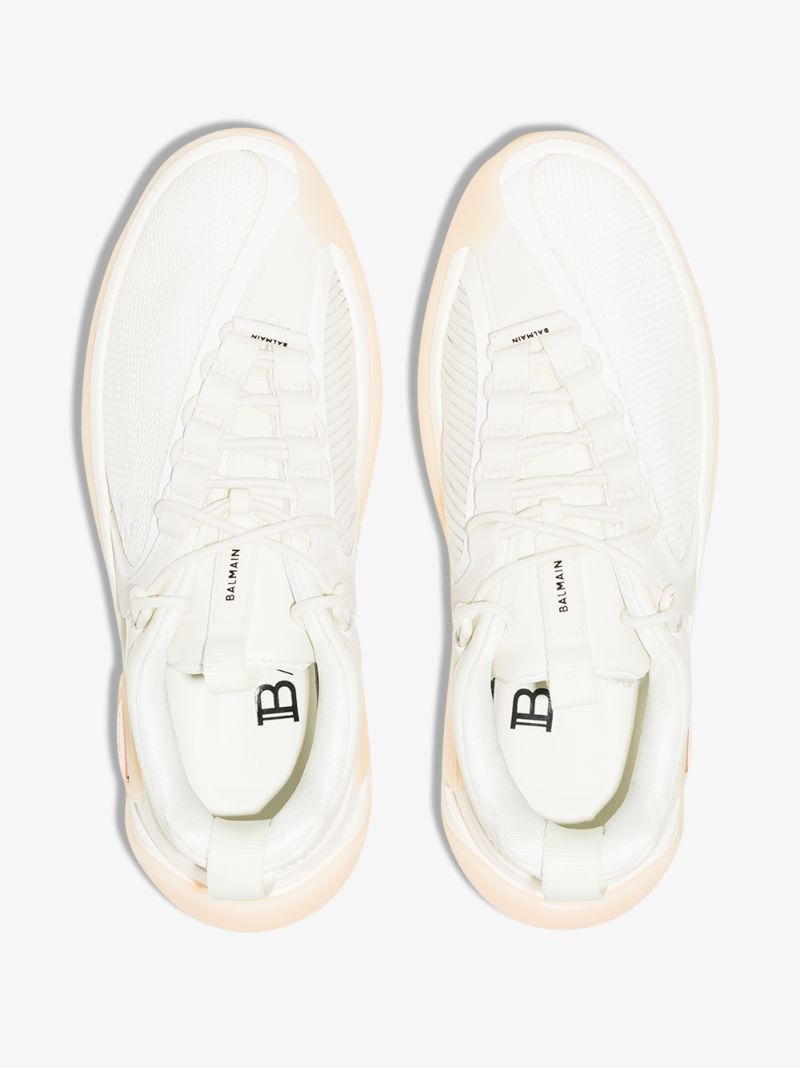 White B-runner Chunky Sneakers