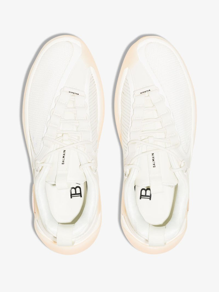 White B-runner Chunky Sneakers