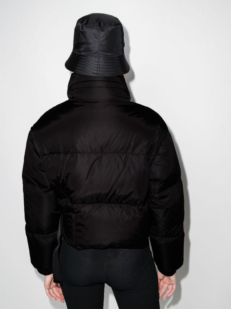 Re-nylon Buckled Puffer Jacket