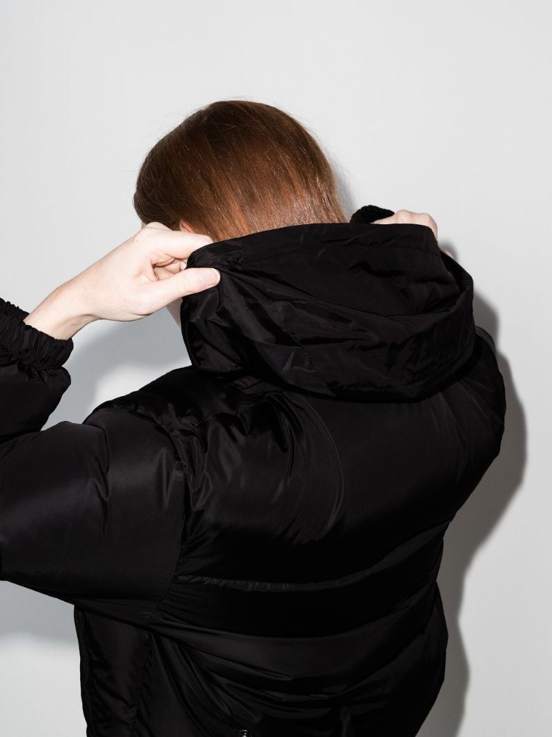 Re-nylon Buckled Puffer Jacket