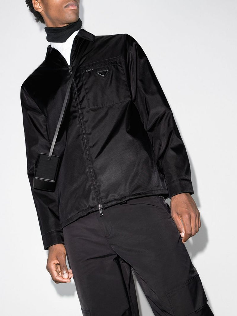 Zip-up Shirt Jacket