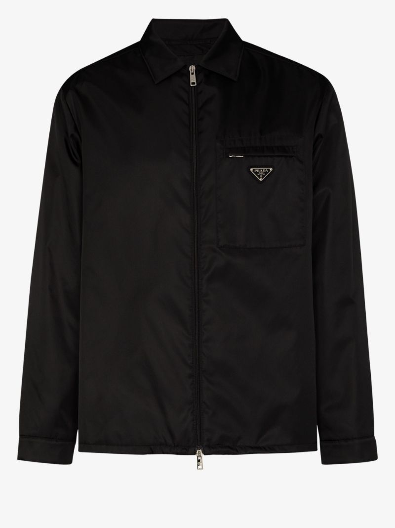 Zip-up Shirt Jacket