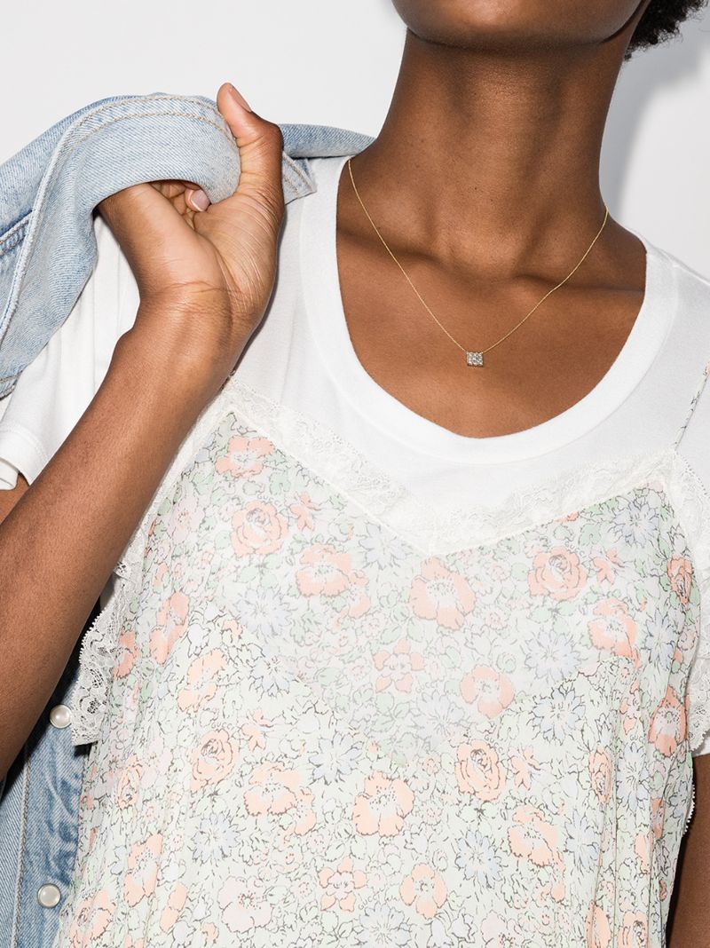 14k Yellow Gold Millie Diamond Necklace