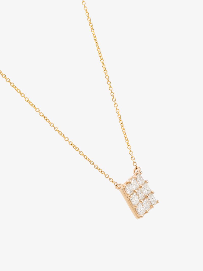 14k Yellow Gold Millie Diamond Necklace