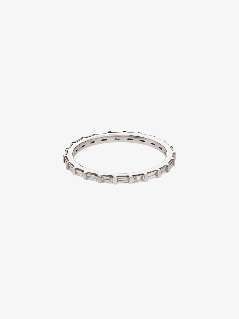 14k White Gold Sadie Pearl Diamond Ring