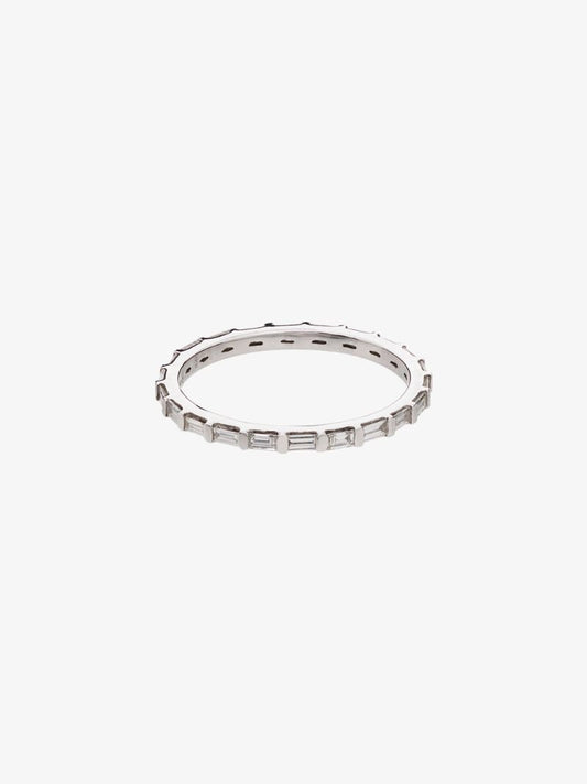 14k White Gold Sadie Pearl Diamond Ring