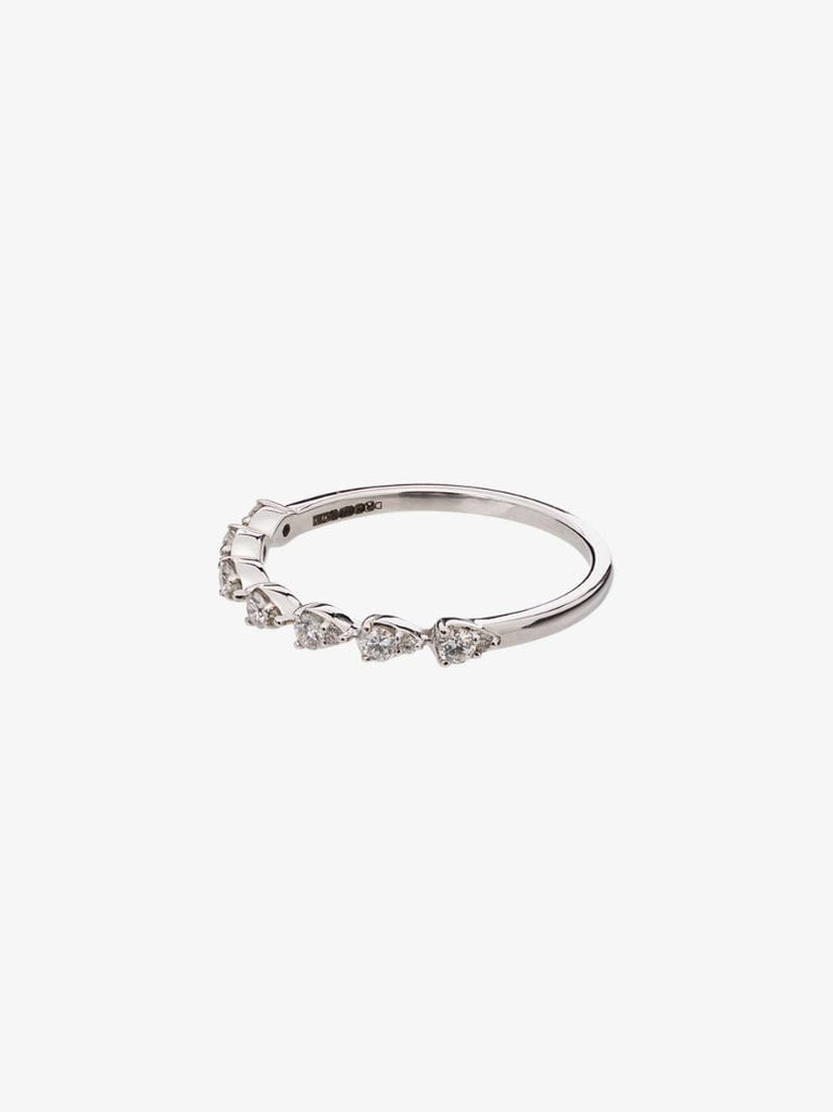 14k White Gold Sophia Ryan Teardrop Diamond Ring