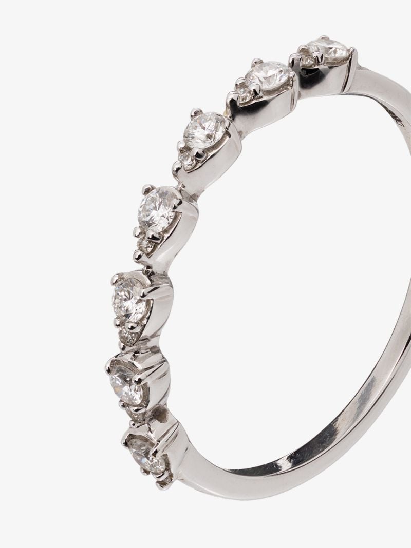 14k White Gold Sophia Ryan Teardrop Diamond Ring