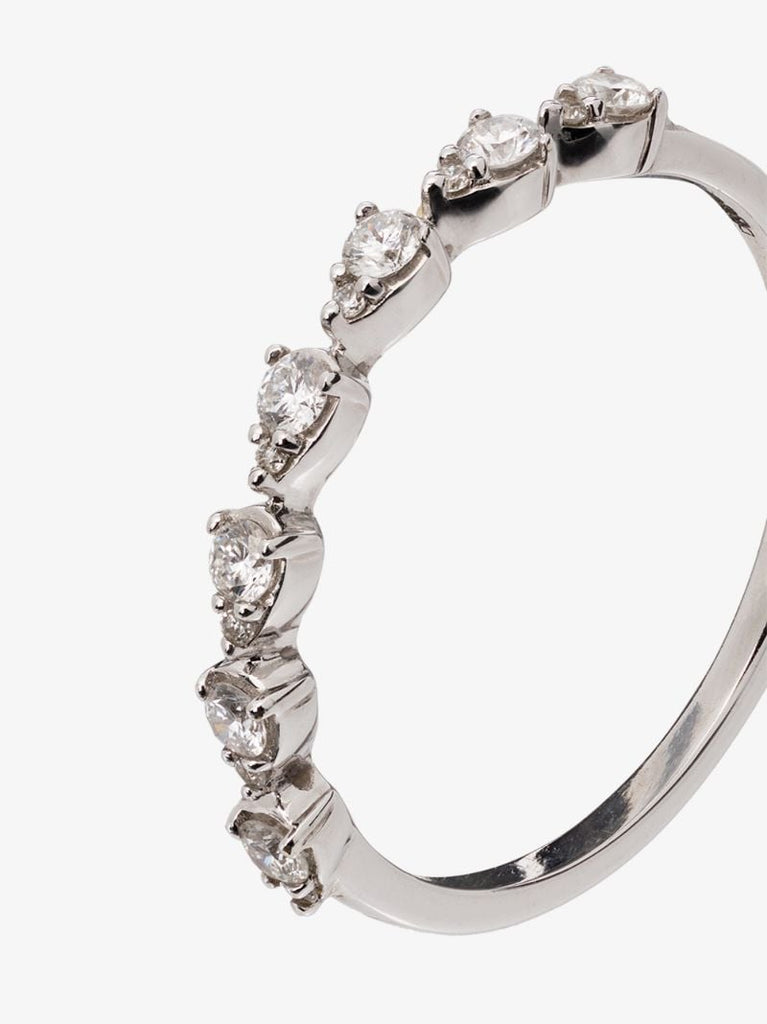 14k White Gold Sophia Ryan Teardrop Diamond Ring