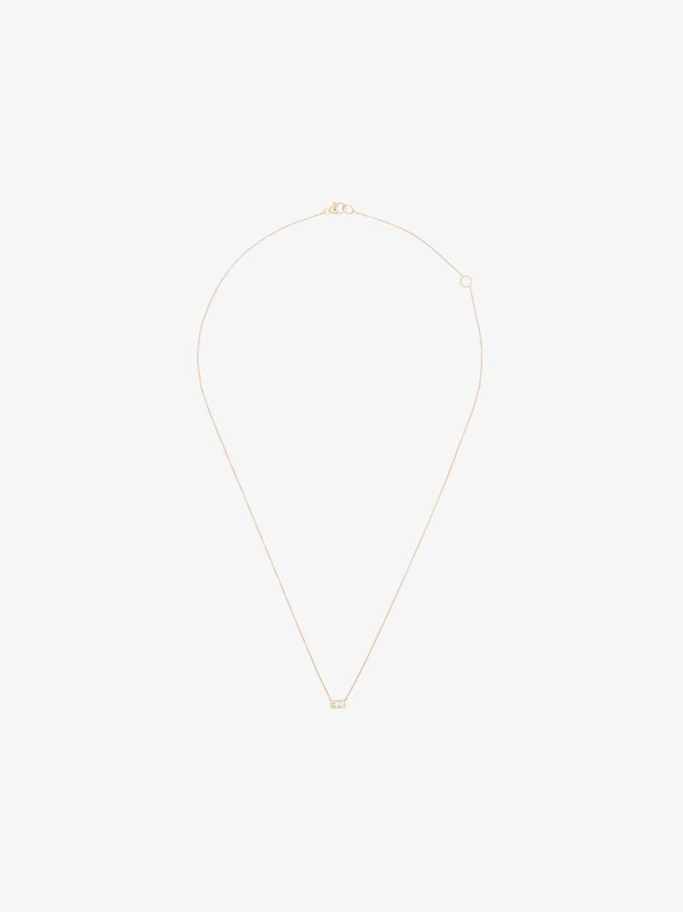 14k Rose Gold Sadie Pearl Diamond Necklace