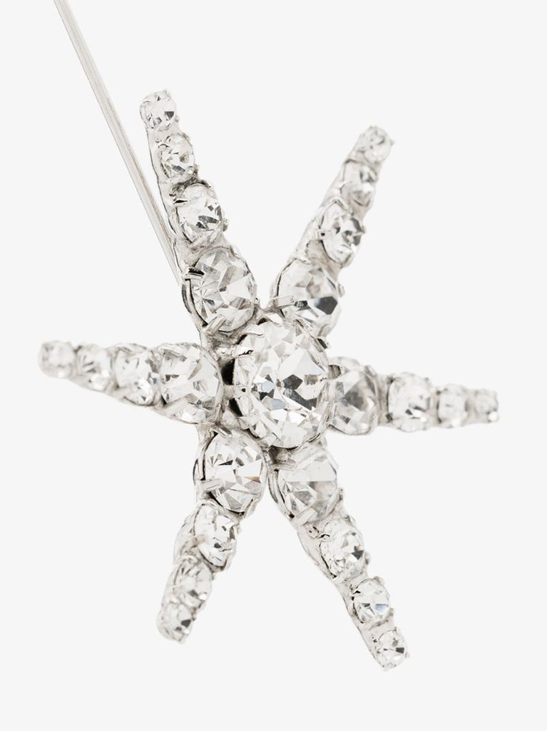 Silver Tone Estee Crystal Earrings