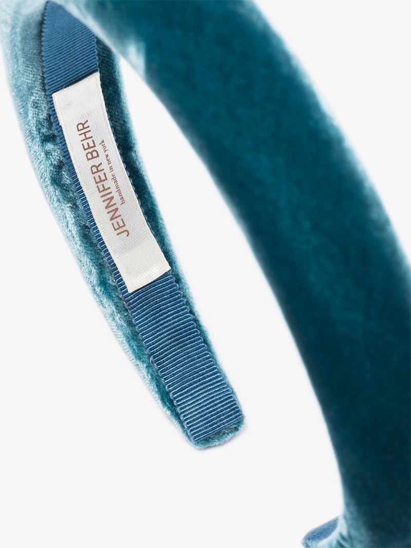 Blue Tori Velvet Headband