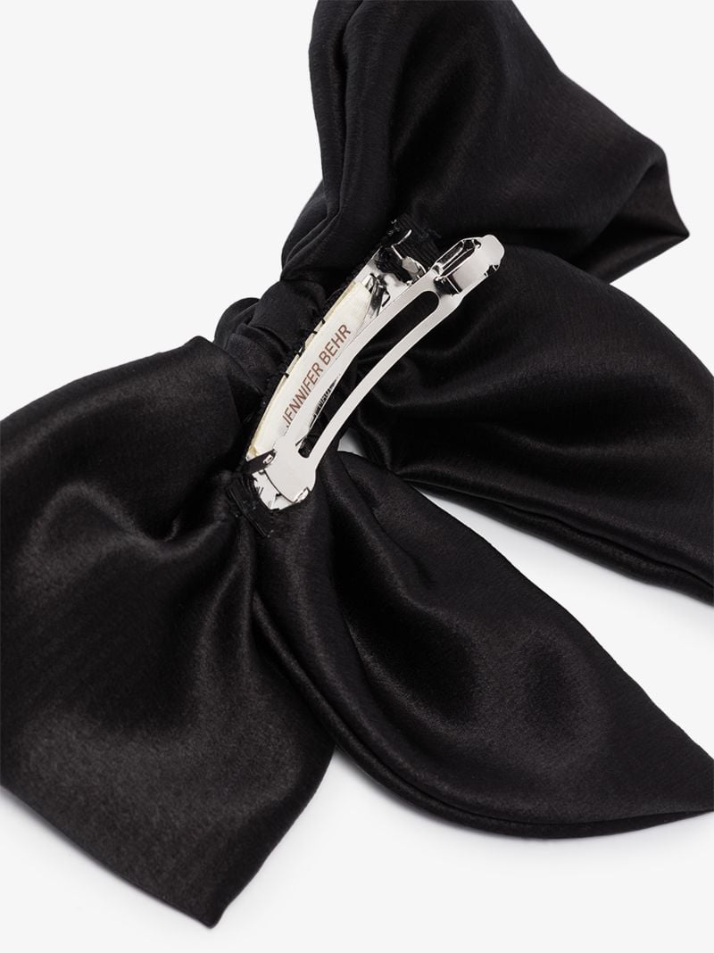 Black Naples Bow Hair Clip