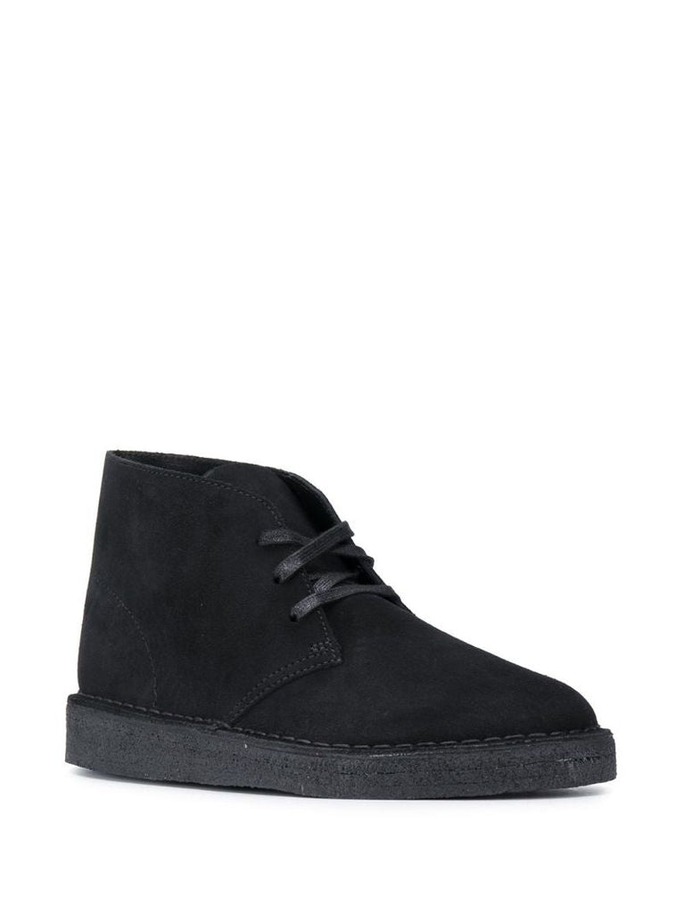 Black Suede Desert Boots